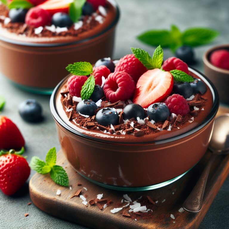 Simple Cacao Avocado Mousse: A Holistic Christmas Delight