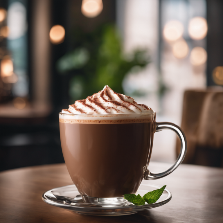 Blissful Indulgence: A Holistic Peppermint Mocha to Nourish Body and Soul